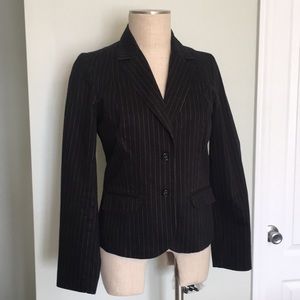 Old Navy Black & White Pinstripe Blazer